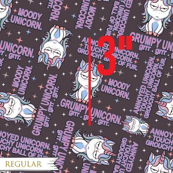 Unlimited Grumpy Unicorn Fabric – premium custom printed fabric for sewing | Fabric by Missy Rose