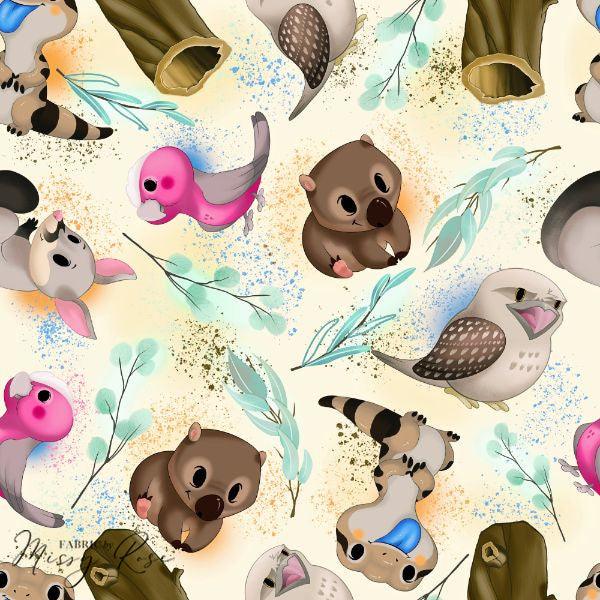 Load image into Gallery viewer, Australian Animals Fabric
