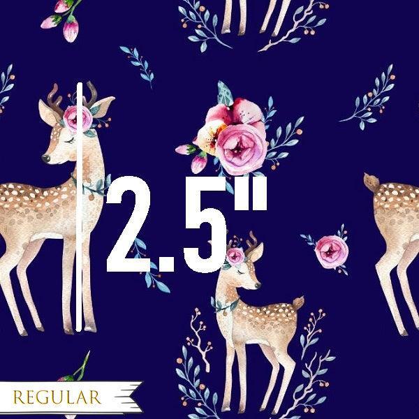 Unlimited Navy Deer Fabric – premium custom printed fabric for sewing | Fabric by Missy Rose