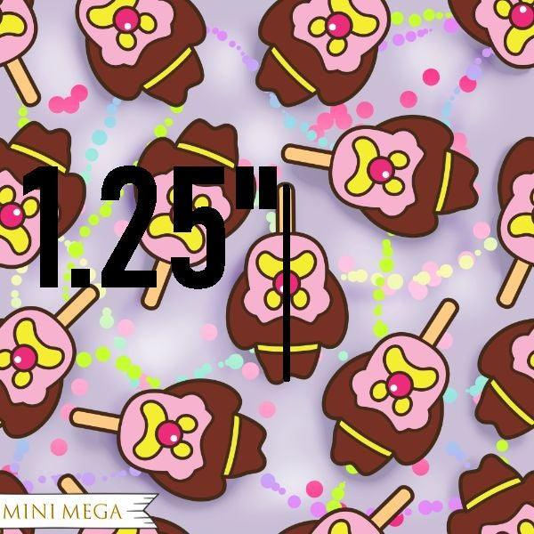 Unlimited Purple Ice Cream Fabric – premium custom printed fabric for sewing | Fabric by Missy Rose