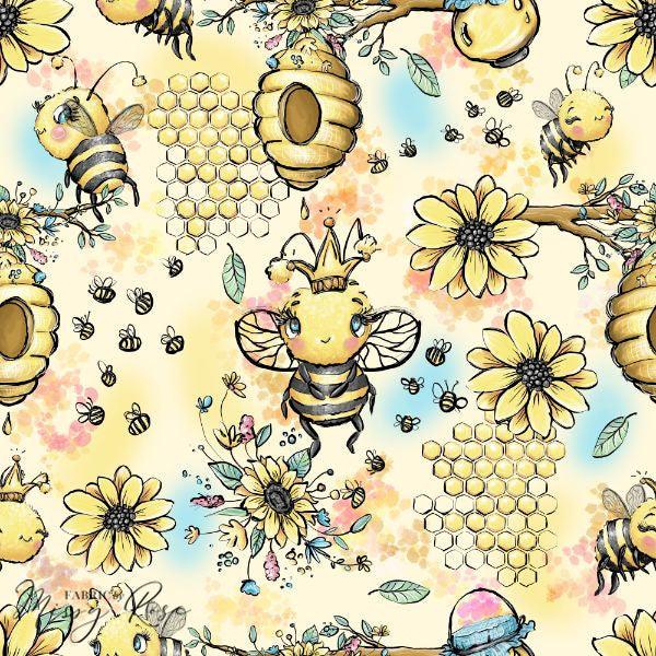 Load image into Gallery viewer, Cute Bee Fabric
