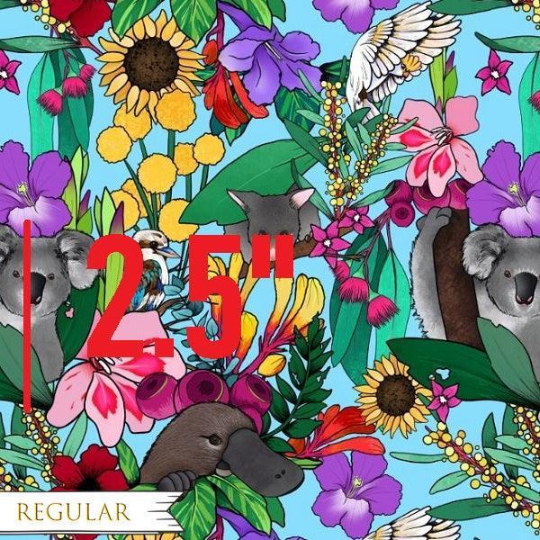 Unlimited Blue Australian Animal Fabric – Australian custom printed fabric pre-order | Fabric by Missy Rose