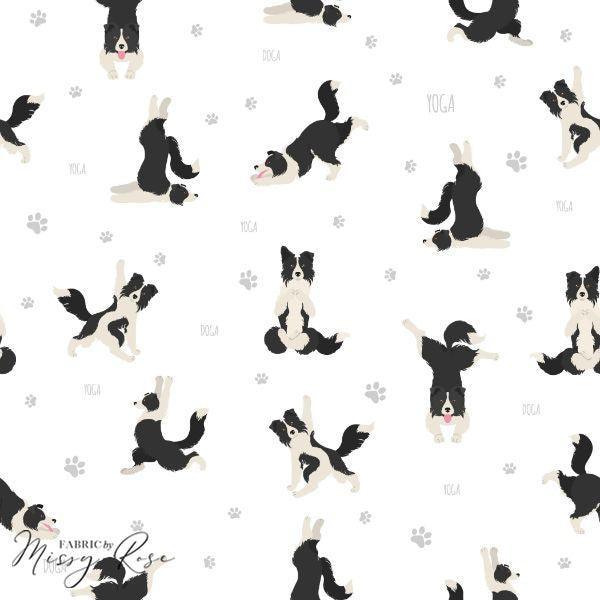 Unlimited Border Collie Fabric – Australian custom printed fabric pre-order | Fabric by Missy Rose