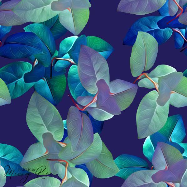 Load image into Gallery viewer, Tropical Blue Leaves
