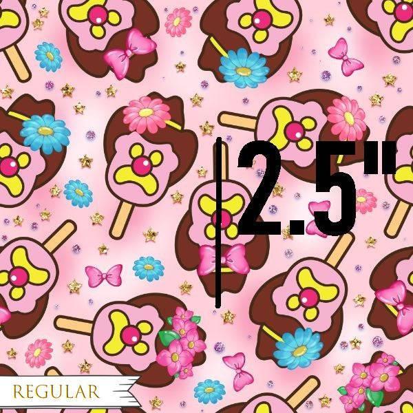 Unlimited Pink Bow Ice Cream fabric – Australian custom printed fabric pre-order | Fabric by Missy Rose