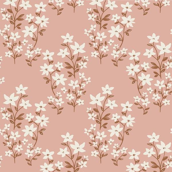 Indy Bloom Fabric - Flower Child - Ivy in Pink 05 - Fabric by Missy Rose Pre-Order
