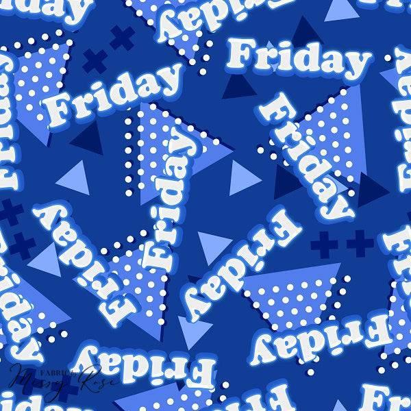 Unlimited Friday Fabric – premium custom printed fabric for sewing | Fabric by Missy Rose